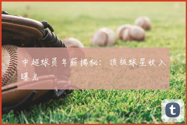 中超球员年薪揭秘:顶级球星收入曝光